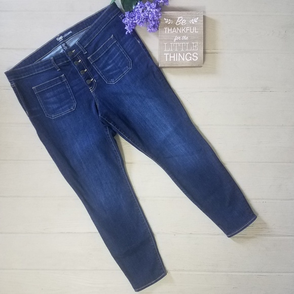 GAP Denim - Gap Legging Jeans Stretch Denim Button Fly